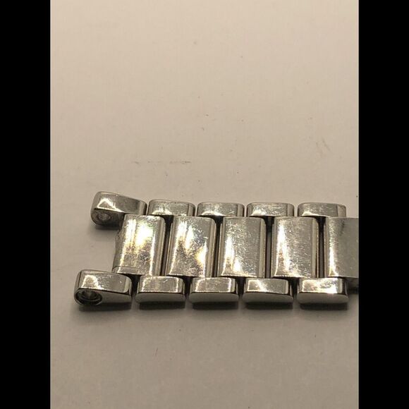 Michael Kors Watch Parts Partial Band Links No Clasp Silver Tone 18mm FK33 - Picture 3 of 9